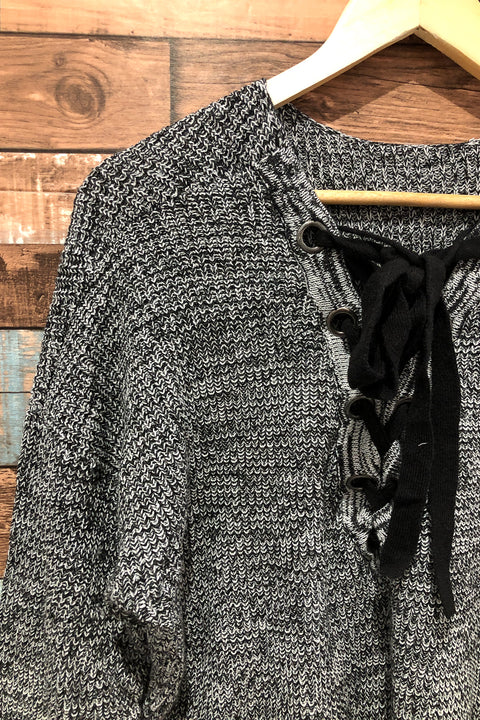 Chandail gris en tricot (xl) seconde main Autres   