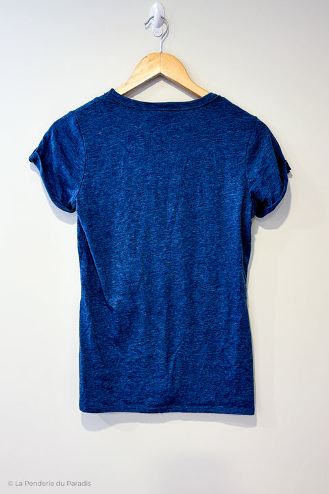 T-shirt bleu (m) seconde main Thyme   