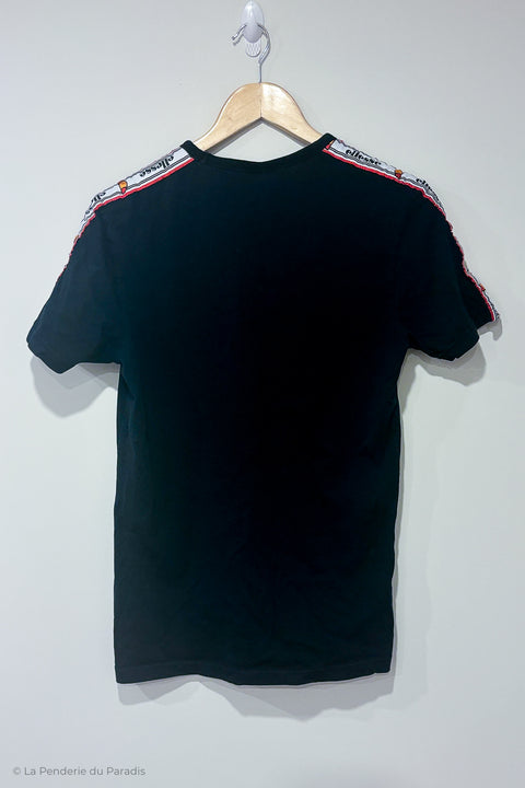 T-shirt noir avec logo brodé (s) seconde main Ellesse   