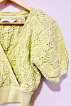 Haut Elowen en tricot lime (xs) - ASTR The Label - La Penderie du Paradis ?