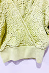 Haut Elowen en tricot lime (xs) - ASTR The Label - La Penderie du Paradis ?