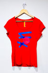 T-shirt rouge ''NYC with LOLË'' (m) -- La Penderie du Paradis ?