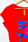 T-shirt rouge ''NYC with LOLË'' (m) -- La Penderie du Paradis ?