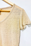 T-shirt beige (xs) -- La Penderie du Paradis ?