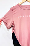 T-shirt de sport asymétrique vieux rose (l) -- La Penderie du Paradis ?