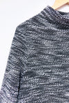 Dark gray knitted sweater (l)