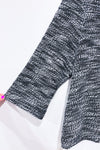 Dark gray knitted sweater (l)