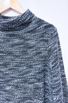 Dark gray knitted sweater (l)