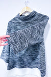 Dark gray knitted sweater (l)