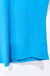 Turquoise top with ruffles on the sleeves (xl)