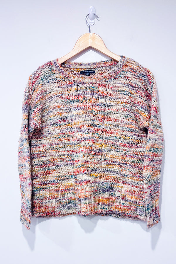 Chandail en tricot multicolore (xs)-American Eagle-La Penderie du Paradis 🕊