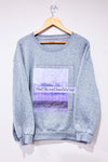 Chandail crewneck gris ''Meet the most beautiful self'' (l)-SHEIN-La Penderie du Paradis 🕊