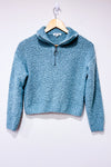 Haut court turquoise à col haut avec zip (l) - Enfant-Blumind-La Penderie du Paradis 🕊