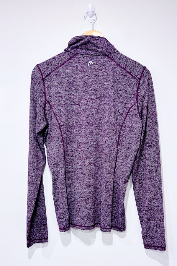 Chandail de sport mauve à col haut (l)-HEAD-La Penderie du Paradis 🕊