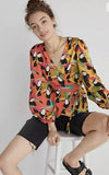 Blouse Rainforest à nouer multicolore avec toucans (s)-FARM Rio-La Penderie du Paradis 🕊