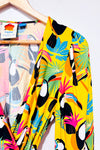 Blouse Rainforest à nouer multicolore avec toucans (s)-FARM Rio-La Penderie du Paradis 🕊