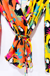 Blouse Rainforest à nouer multicolore avec toucans (s)-FARM Rio-La Penderie du Paradis 🕊