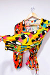 Blouse Rainforest à nouer multicolore avec toucans (s)-FARM Rio-La Penderie du Paradis 🕊