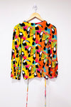 Blouse Rainforest à nouer multicolore avec toucans (s)-FARM Rio-La Penderie du Paradis 🕊