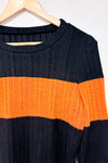 Chandail noir et orange (l)-Autres-La Penderie du Paradis 🕊