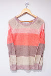 Chandail en tricot rose et gris rayé (s)-American Eagle-La Penderie du Paradis 🕊