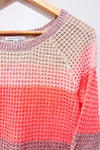 Chandail en tricot rose et gris rayé (s)-American Eagle-La Penderie du Paradis 🕊