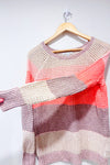 Chandail en tricot rose et gris rayé (s)-American Eagle-La Penderie du Paradis 🕊