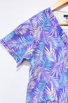 Uniforme médical mauve avec feuilles (s)-Health Pro-La Penderie du Paradis 🕊