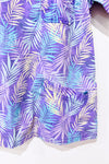 Uniforme médical mauve avec feuilles (s)-Health Pro-La Penderie du Paradis 🕊