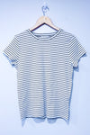 T-shirt noir et blanc rayé (xl)-Club Monaco-La Penderie du Paradis 🕊