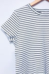 T-shirt noir et blanc rayé (xl)-Club Monaco-La Penderie du Paradis 🕊
