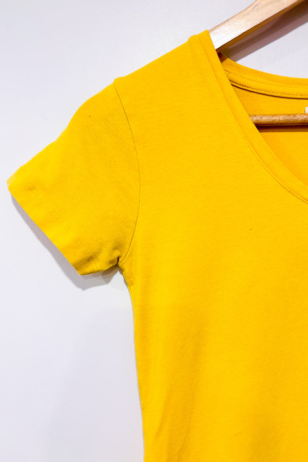 T-shirt jaune (s)-Ardene-La Penderie du Paradis 🕊