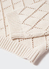 Haut court beige scintillant en tricot (s)-Mango-La Penderie du Paradis 🕊