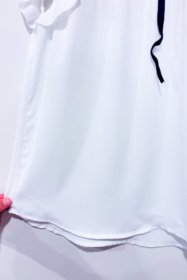 Haut fluide blanc avec broderie (s)-Active USA-La Penderie du Paradis 🕊