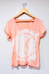 T-shirt rose pâle avec paillettes et logo (m)-Calvin Klein-La Penderie du Paradis 🕊