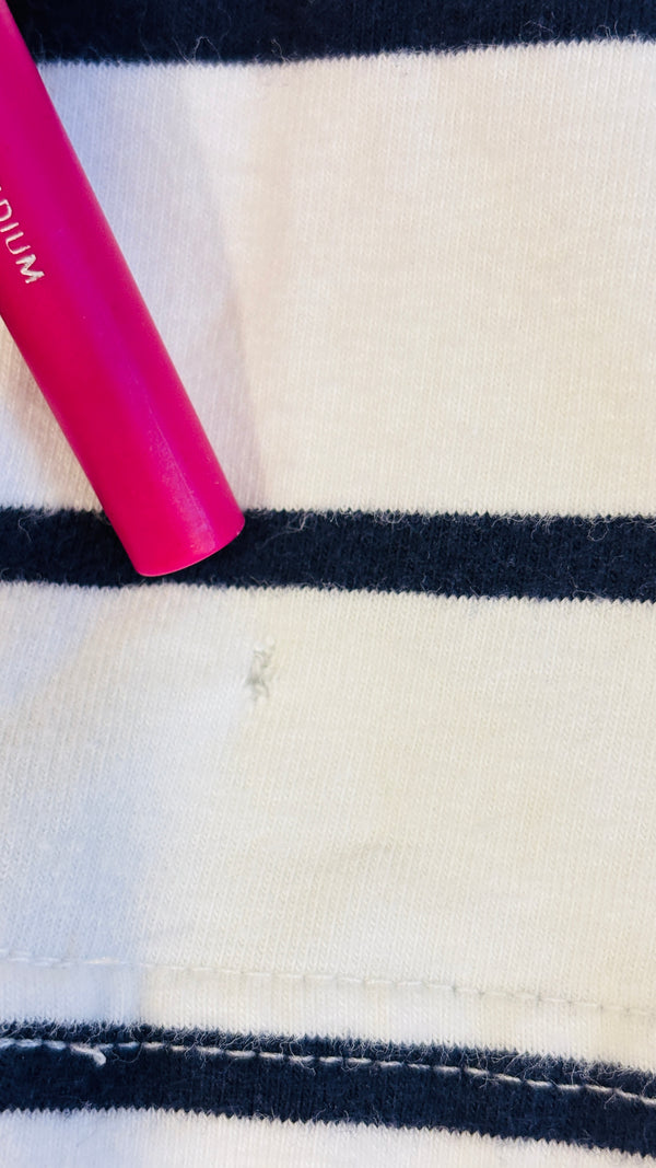 Chandail blanc et marine rayé (m)-H&M-La Penderie du Paradis 🕊