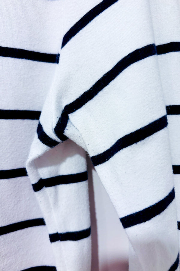 Chandail blanc et marine rayé (m)-H&M-La Penderie du Paradis 🕊