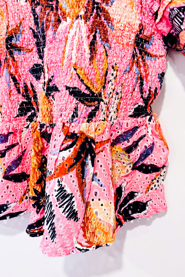 Haut rose fleuri Azalea (m)*-FARM Rio-La Penderie du Paradis 🕊