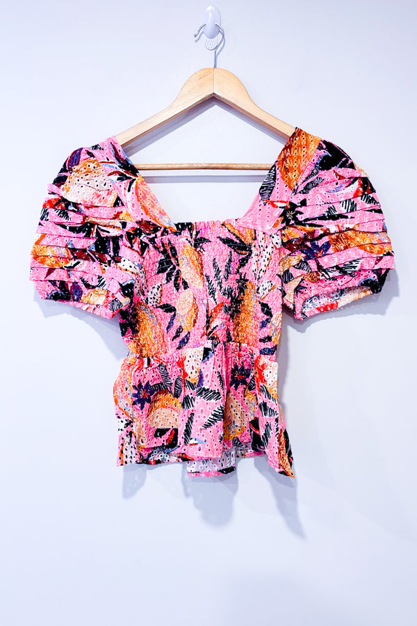 Haut rose fleuri Azalea (m)*-FARM Rio-La Penderie du Paradis 🕊