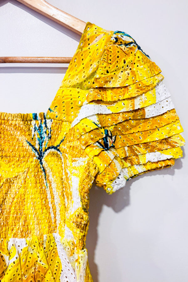 Haut jaune fleuri Azalea (m)*-FARM Rio-La Penderie du Paradis 🕊