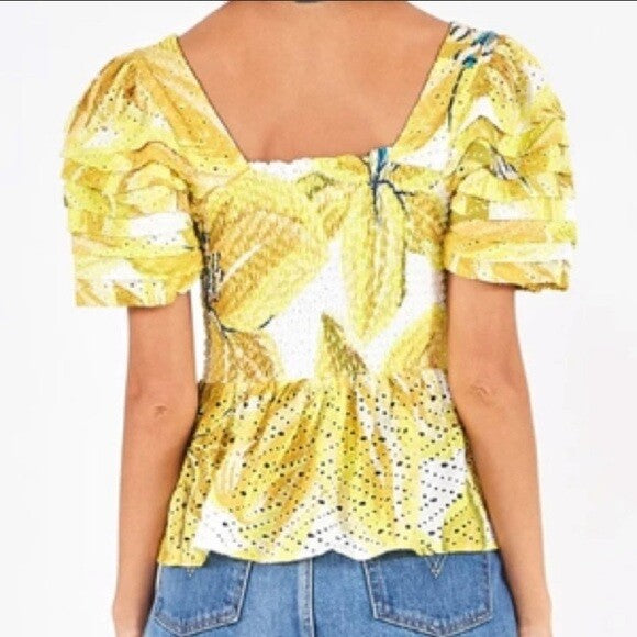 Haut jaune fleuri Azalea (m)*-FARM Rio-La Penderie du Paradis 🕊