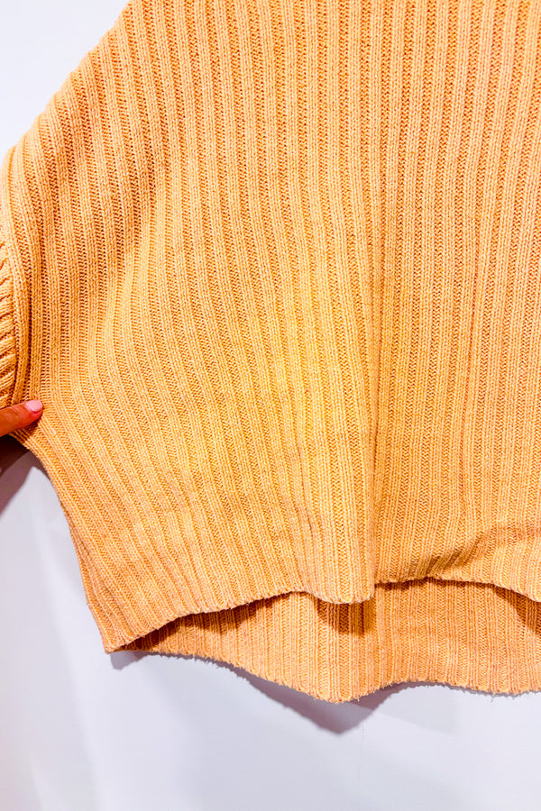 Chandail court pêche en tricot (s)-H&M-La Penderie du Paradis 🕊