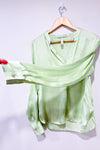 Blouse vert lime (s)-Mango-La Penderie du Paradis 🕊