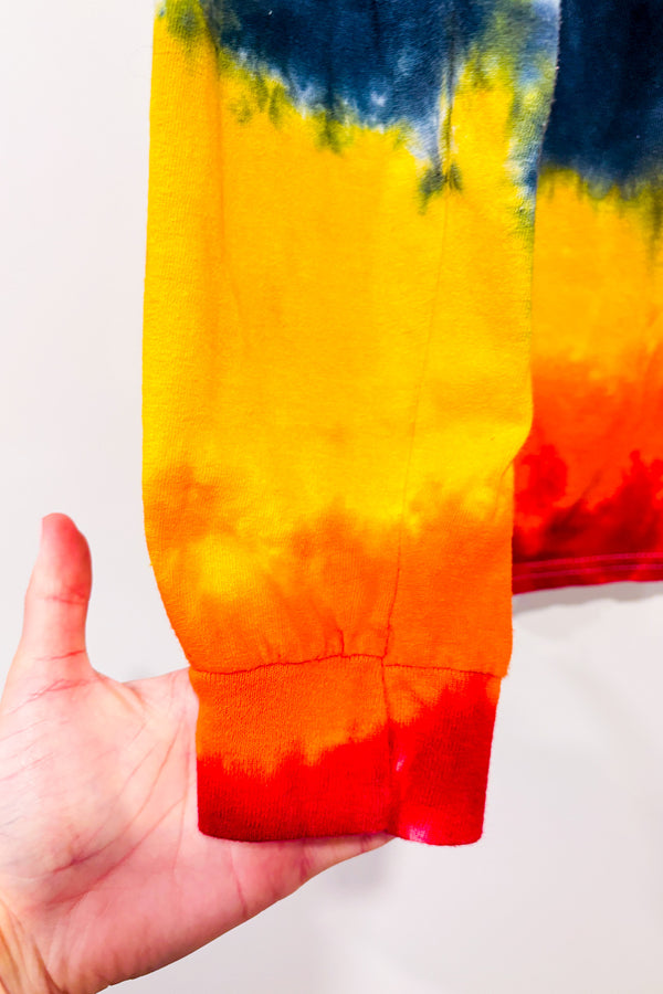 Chandail tie-dye multicolore Led Zeppelin U.S. Tour 1975 (s)-Led Zeppelin-La Penderie du Paradis 🕊