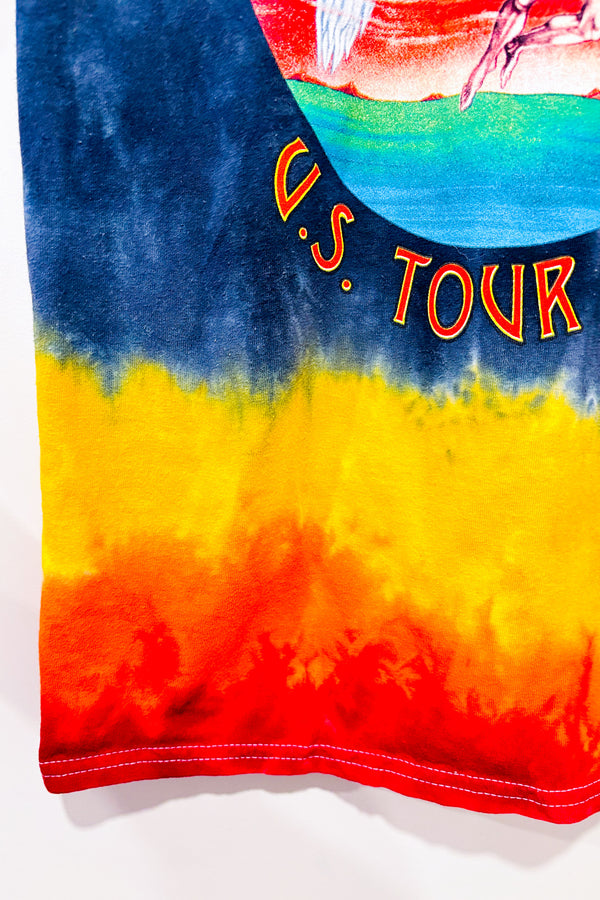 Chandail tie-dye multicolore Led Zeppelin U.S. Tour 1975 (s)-Led Zeppelin-La Penderie du Paradis 🕊