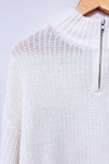 Chandail en tricot blanc à col haut (s)*-Simons-La Penderie du Paradis 🕊