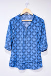 Blouse bleue avec hiboux (xs)-Reitmans-La Penderie du Paradis 🕊