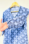 Blouse bleue avec hiboux (xs)-Reitmans-La Penderie du Paradis 🕊