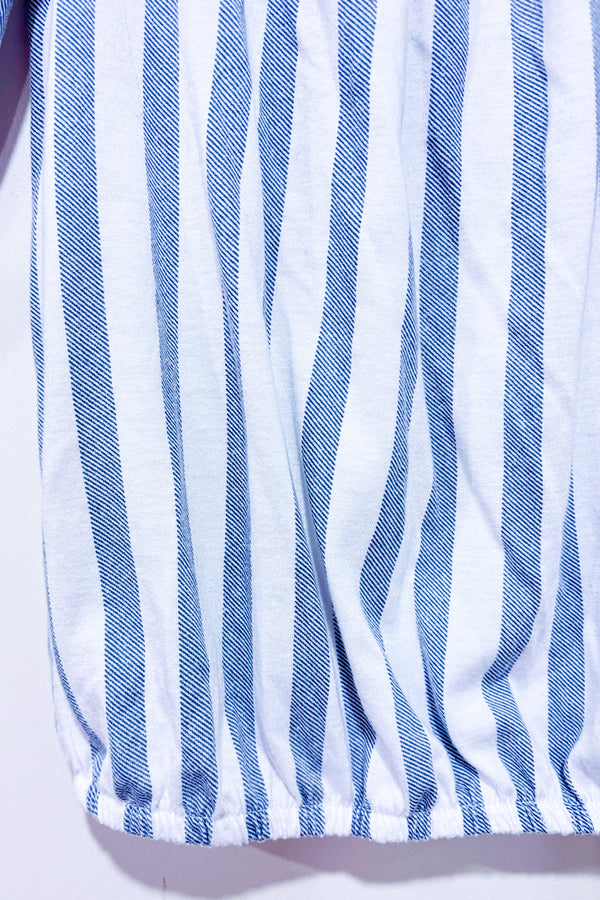 Haut blanc et bleu rayé avec épaules dénudées (xs)-Ardene-La Penderie du Paradis 🕊