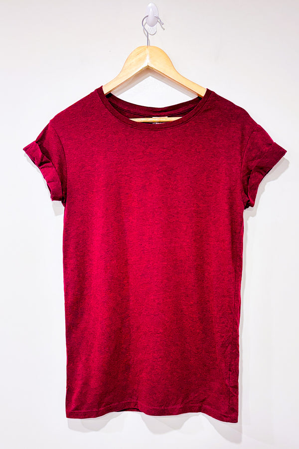 T-shirt bourgogne (xs)-H&M-La Penderie du Paradis 🕊